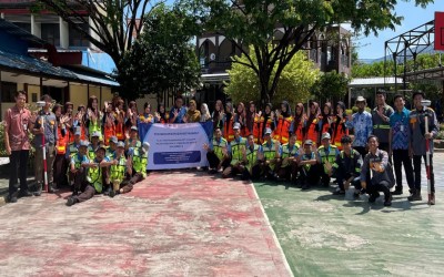 Poliban Gelar Pelatihan Pemanfaatan GPS Geodetik dalam Pemetaan di SMKN 5 Banjarmasin Tahun 2025