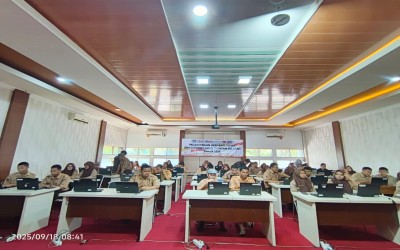 Siswa Siswi SMKN 5 Banjarmasin melaksanakan Uji Kemahiran Berbahasa Indonesia(UKBI) yang diselenggarakan Balai Bahasa Tahun 2025