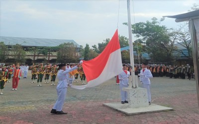 SMKN 5 Banjarmasin Gelar Upacara Hari Kemerdekaan RI ke-80 Tahun 2025