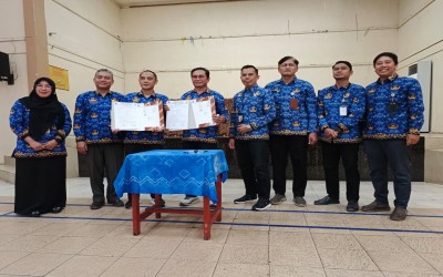 Kegiatan Serah Terima Jabatan Kepala Sekolah SMKN 5 Banjarmasin Tahun 2026