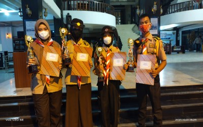 PERAIHAN JUARA LOMBA PRAMUKA TINGKAT KWARCAB BANJARMASIN