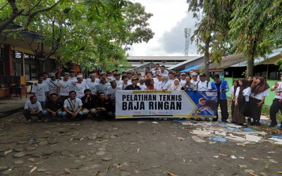 SMKN 5 Banjarmasin Gelar Pelatihan Teknis Baja Ringan Bersama PT.Kencana Maju Bersama  dan HAPI Tahun 2026